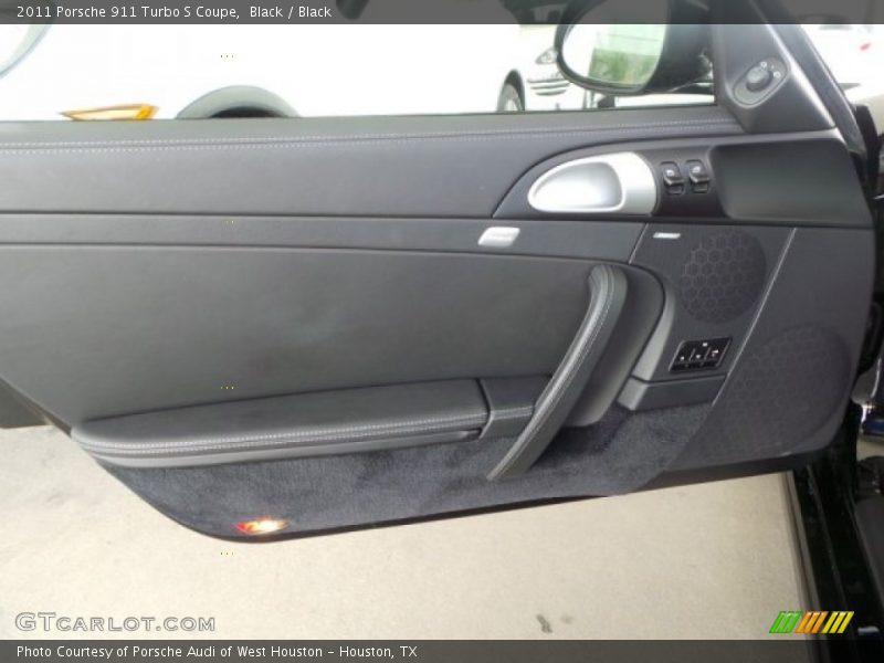 Black / Black 2011 Porsche 911 Turbo S Coupe
