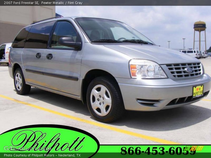 Pewter Metallic / Flint Gray 2007 Ford Freestar SE