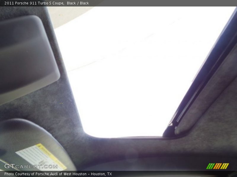 Black / Black 2011 Porsche 911 Turbo S Coupe