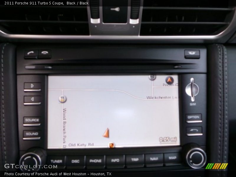 Black / Black 2011 Porsche 911 Turbo S Coupe