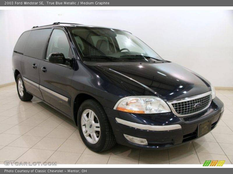 True Blue Metallic / Medium Graphite 2003 Ford Windstar SE