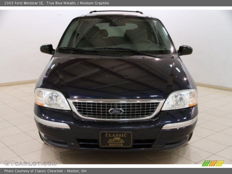 True Blue Metallic / Medium Graphite 2003 Ford Windstar SE