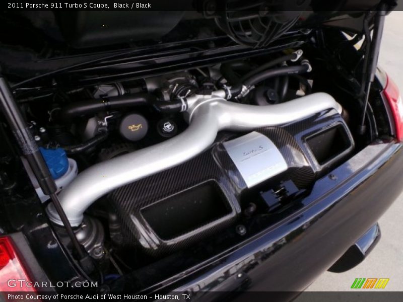Black / Black 2011 Porsche 911 Turbo S Coupe