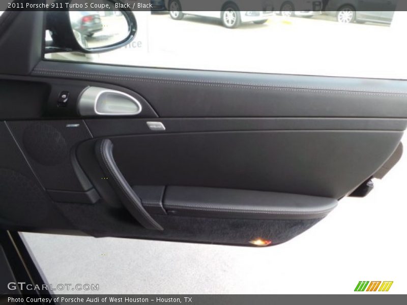 Black / Black 2011 Porsche 911 Turbo S Coupe