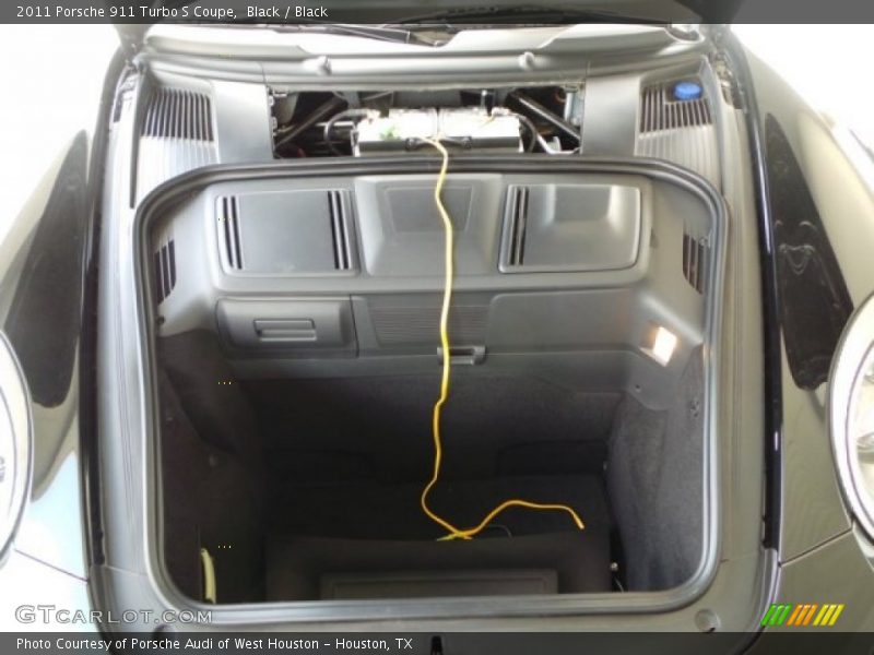 Black / Black 2011 Porsche 911 Turbo S Coupe