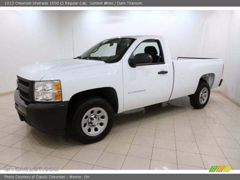 Summit White / Dark Titanium 2013 Chevrolet Silverado 1500 LS Regular Cab