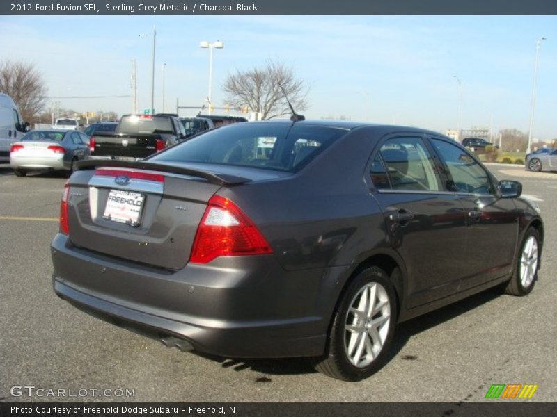 Sterling Grey Metallic / Charcoal Black 2012 Ford Fusion SEL