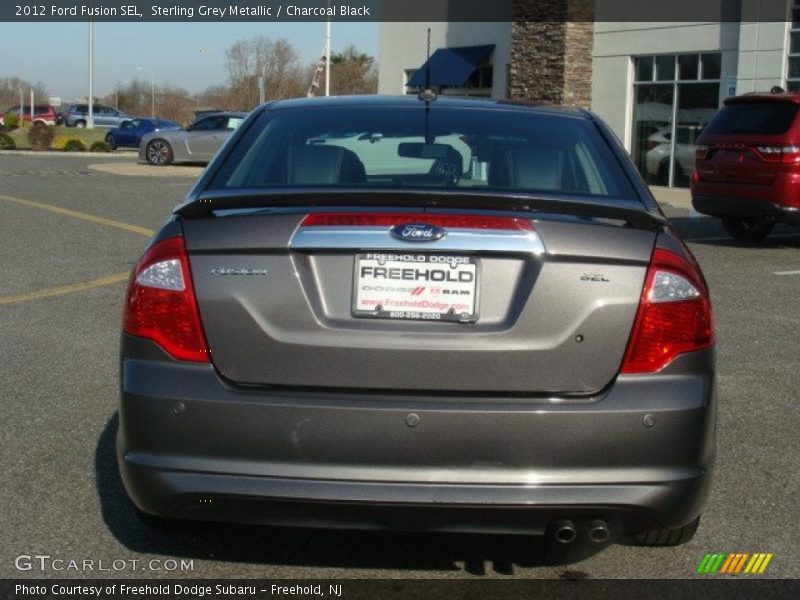 Sterling Grey Metallic / Charcoal Black 2012 Ford Fusion SEL