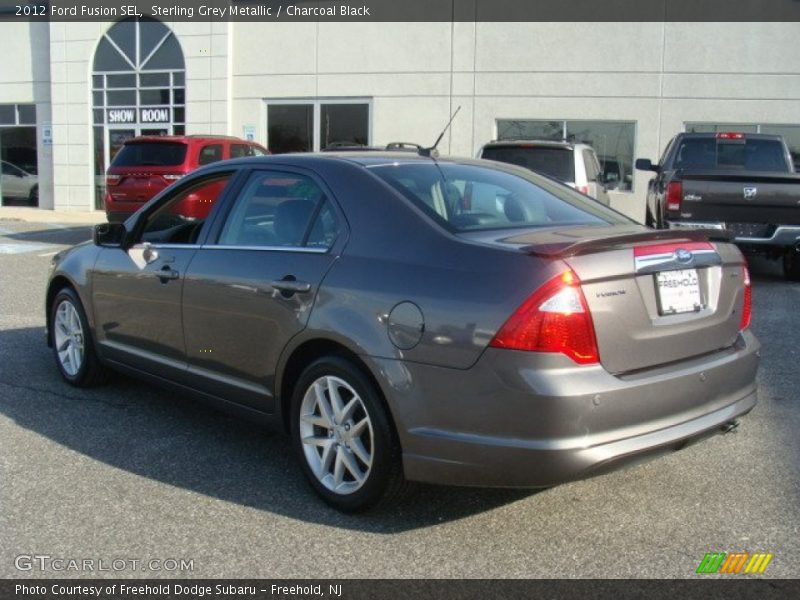 Sterling Grey Metallic / Charcoal Black 2012 Ford Fusion SEL
