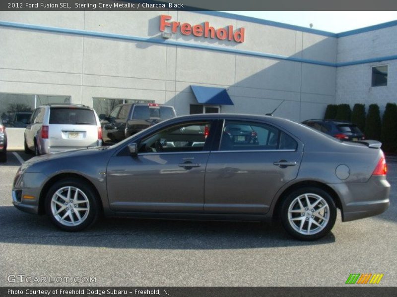 Sterling Grey Metallic / Charcoal Black 2012 Ford Fusion SEL