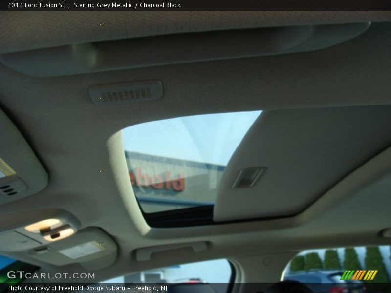 Sterling Grey Metallic / Charcoal Black 2012 Ford Fusion SEL