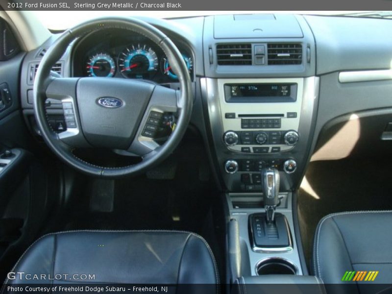 Sterling Grey Metallic / Charcoal Black 2012 Ford Fusion SEL