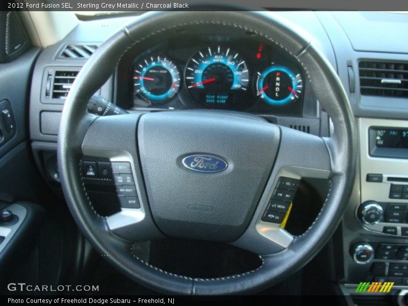 Sterling Grey Metallic / Charcoal Black 2012 Ford Fusion SEL