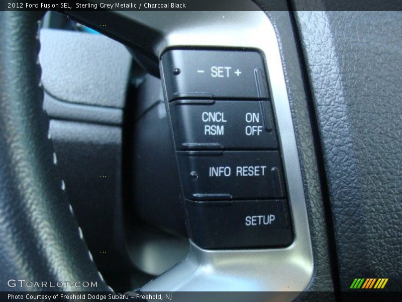 Sterling Grey Metallic / Charcoal Black 2012 Ford Fusion SEL