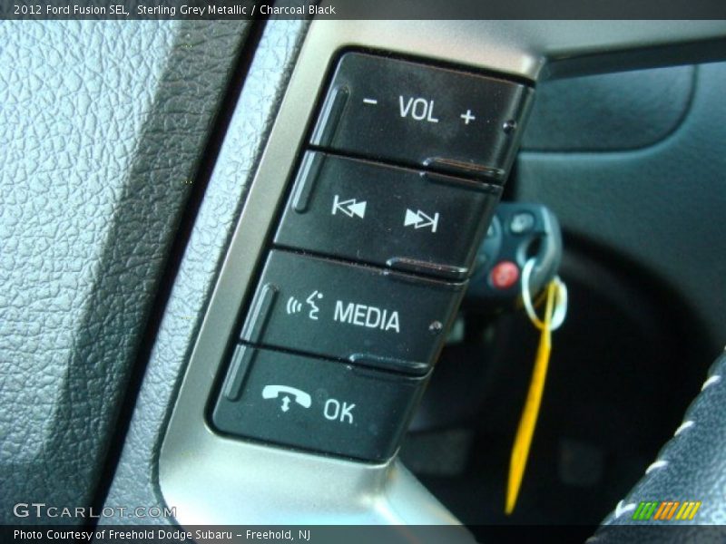 Sterling Grey Metallic / Charcoal Black 2012 Ford Fusion SEL