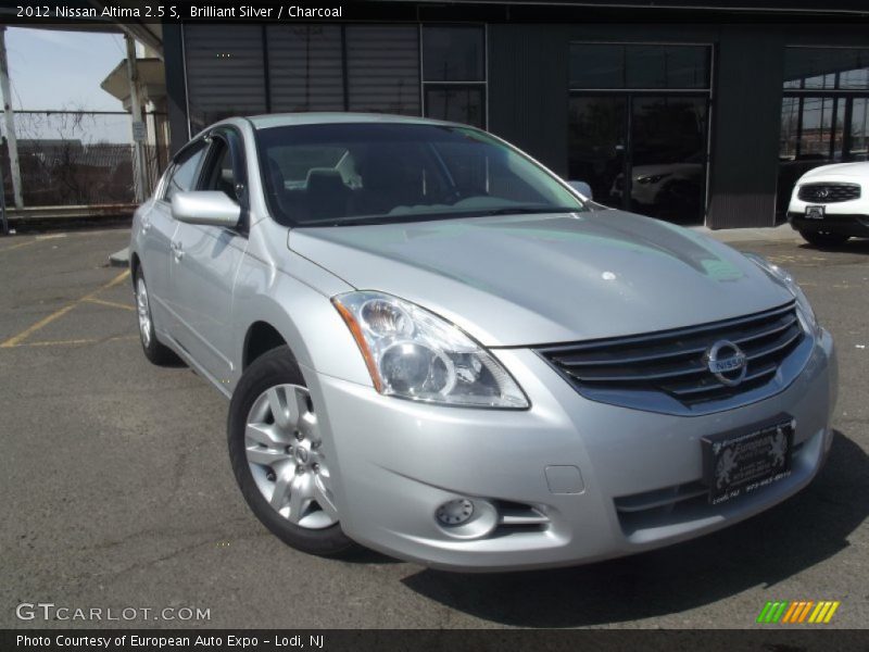 Brilliant Silver / Charcoal 2012 Nissan Altima 2.5 S