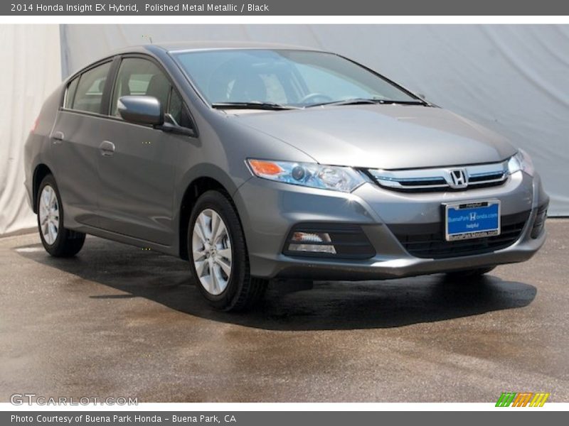 Polished Metal Metallic / Black 2014 Honda Insight EX Hybrid