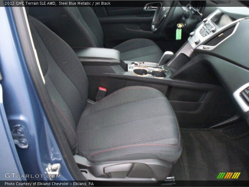 Steel Blue Metallic / Jet Black 2012 GMC Terrain SLE AWD