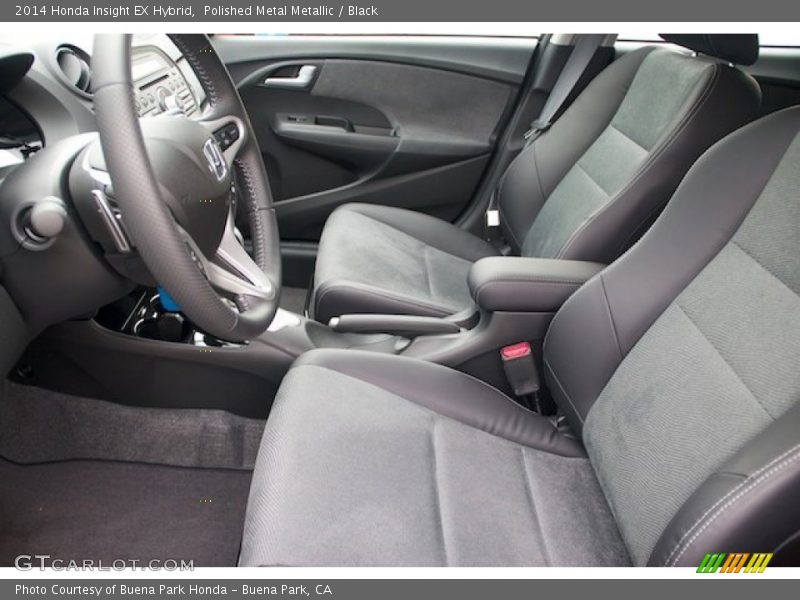 Polished Metal Metallic / Black 2014 Honda Insight EX Hybrid