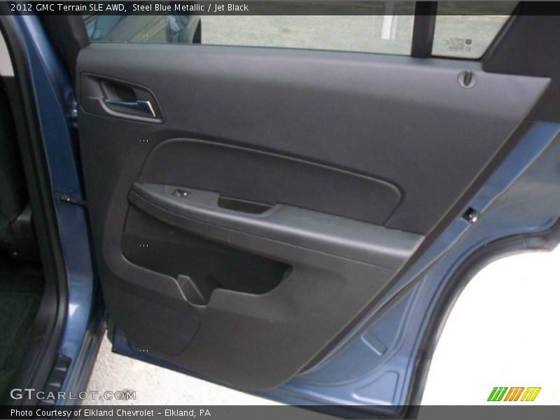 Steel Blue Metallic / Jet Black 2012 GMC Terrain SLE AWD