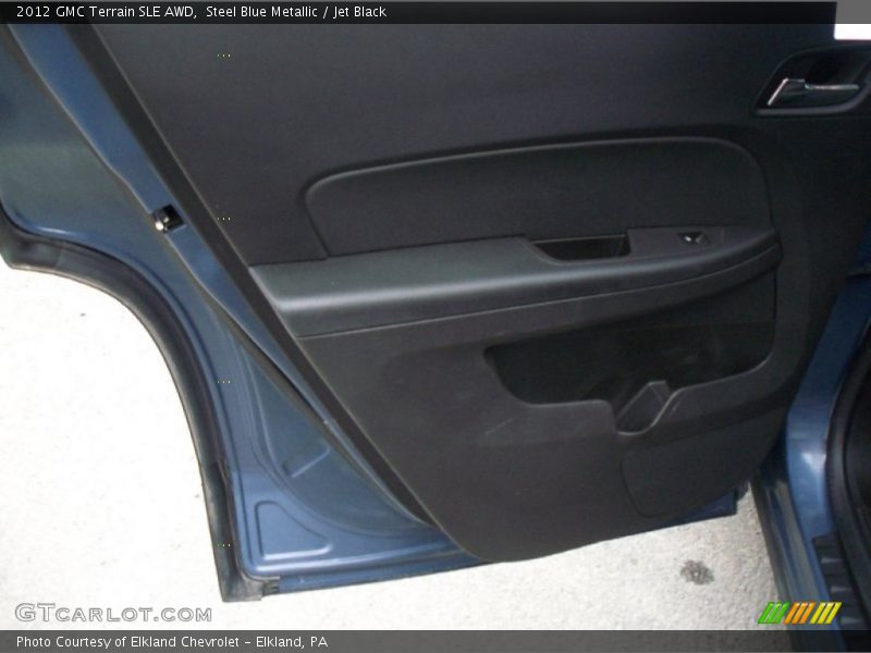 Steel Blue Metallic / Jet Black 2012 GMC Terrain SLE AWD