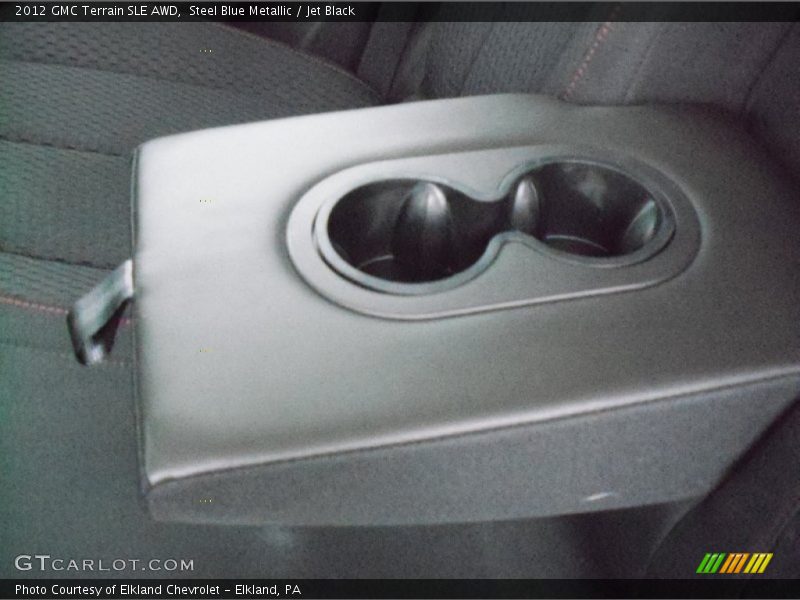 Steel Blue Metallic / Jet Black 2012 GMC Terrain SLE AWD