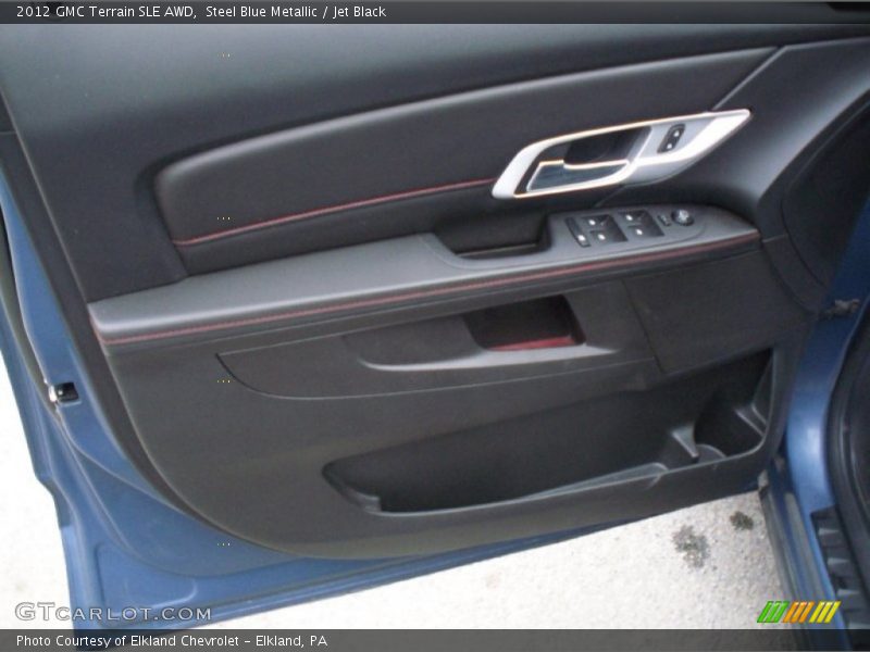 Steel Blue Metallic / Jet Black 2012 GMC Terrain SLE AWD