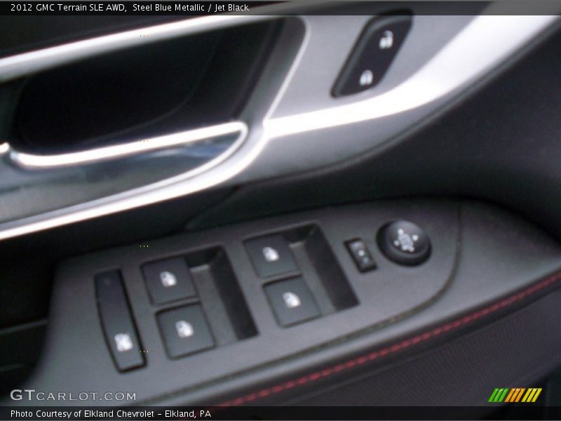 Steel Blue Metallic / Jet Black 2012 GMC Terrain SLE AWD