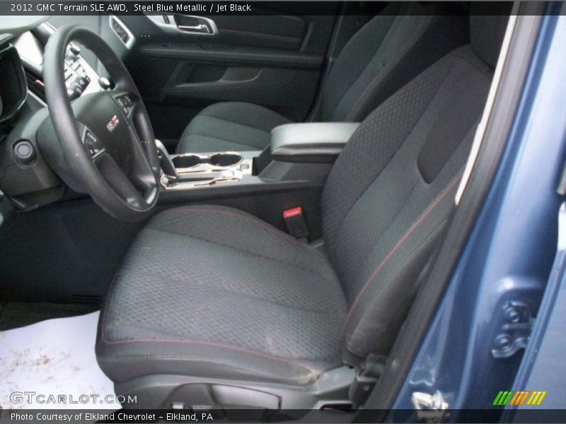 Steel Blue Metallic / Jet Black 2012 GMC Terrain SLE AWD