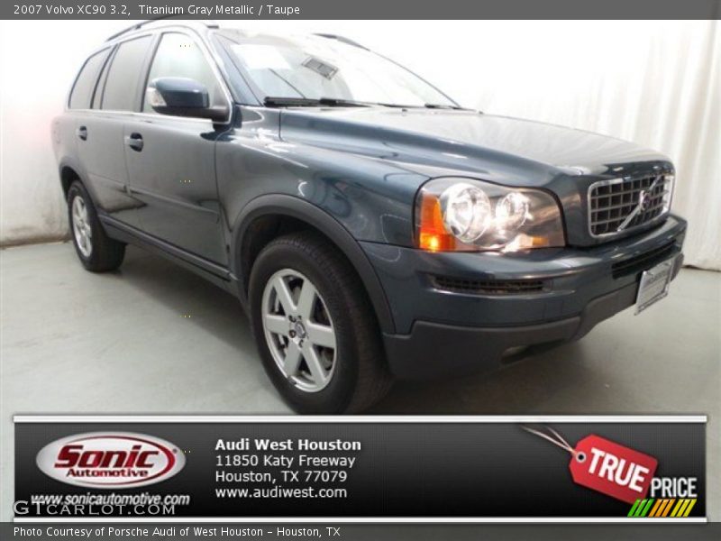 Titanium Gray Metallic / Taupe 2007 Volvo XC90 3.2