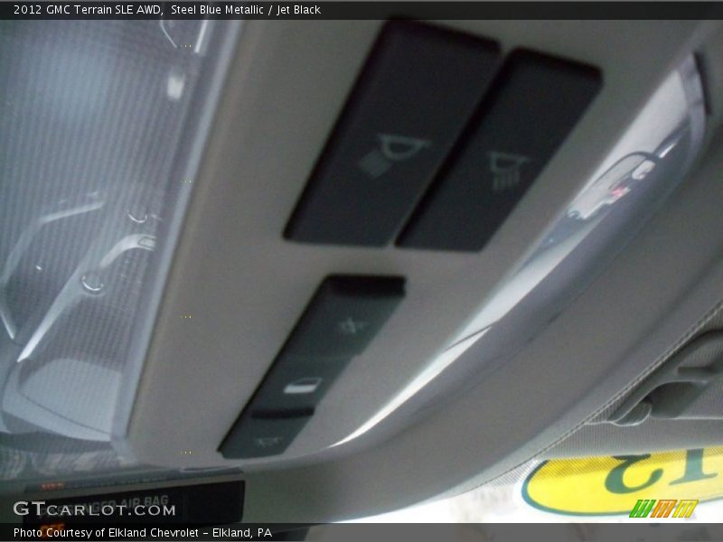 Steel Blue Metallic / Jet Black 2012 GMC Terrain SLE AWD