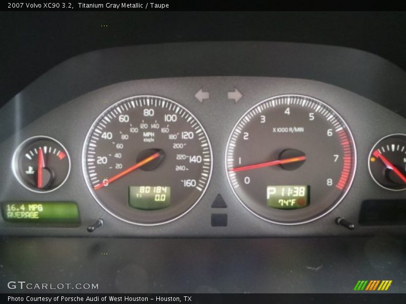 Titanium Gray Metallic / Taupe 2007 Volvo XC90 3.2