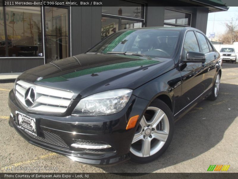 Black / Black 2011 Mercedes-Benz C 300 Sport 4Matic