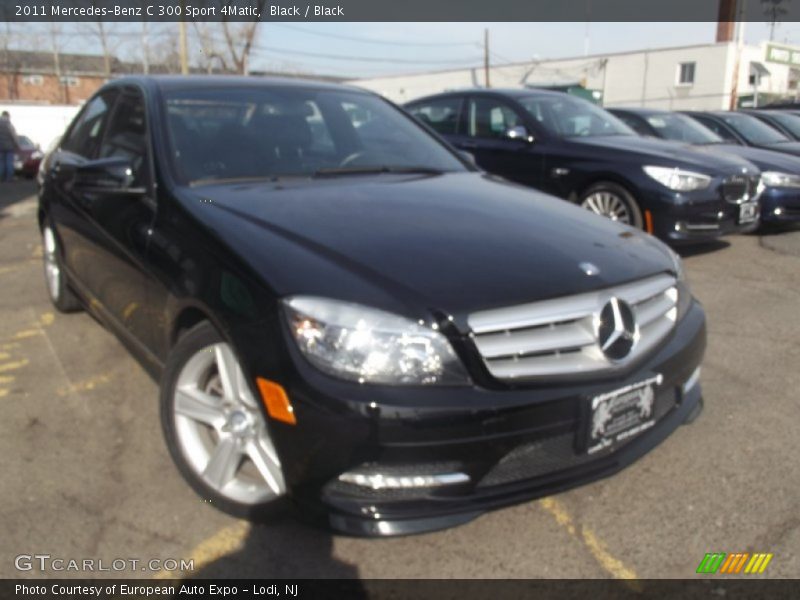 Black / Black 2011 Mercedes-Benz C 300 Sport 4Matic