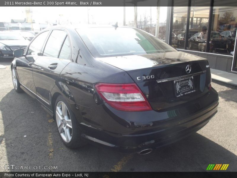 Black / Black 2011 Mercedes-Benz C 300 Sport 4Matic