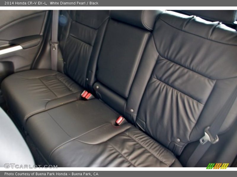White Diamond Pearl / Black 2014 Honda CR-V EX-L