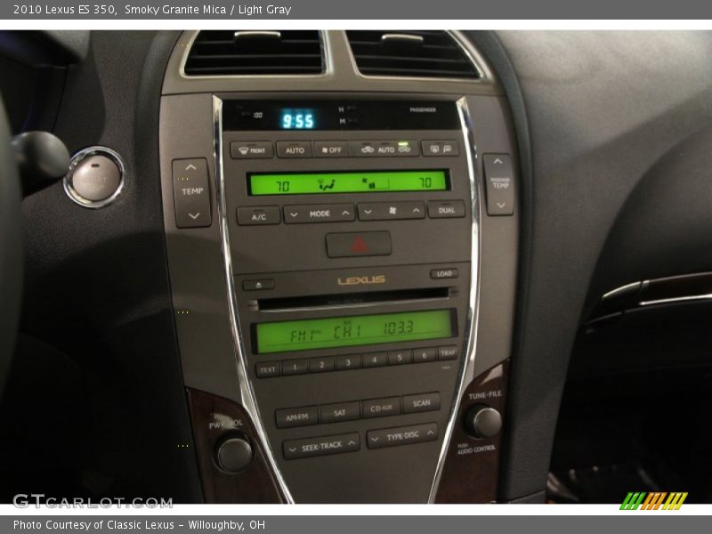 Smoky Granite Mica / Light Gray 2010 Lexus ES 350