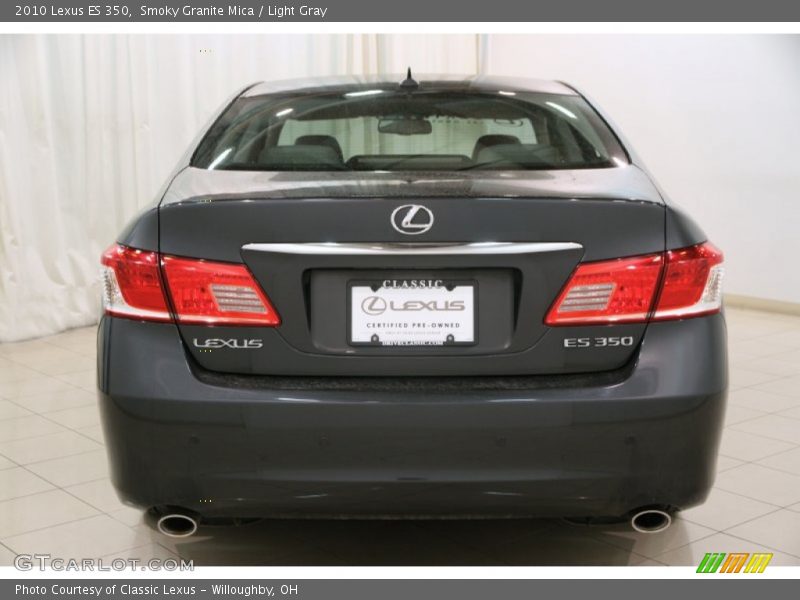Smoky Granite Mica / Light Gray 2010 Lexus ES 350