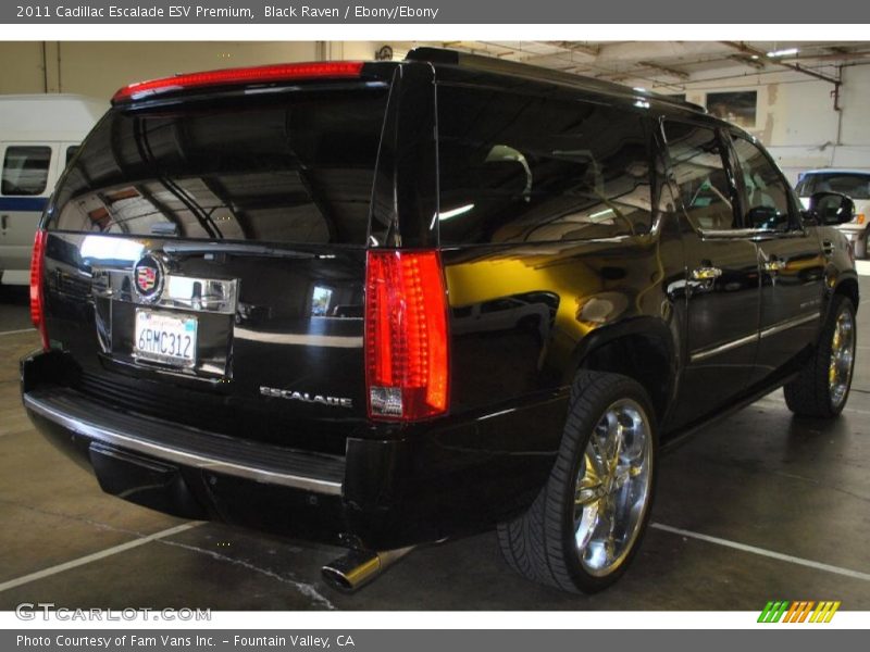 Black Raven / Ebony/Ebony 2011 Cadillac Escalade ESV Premium