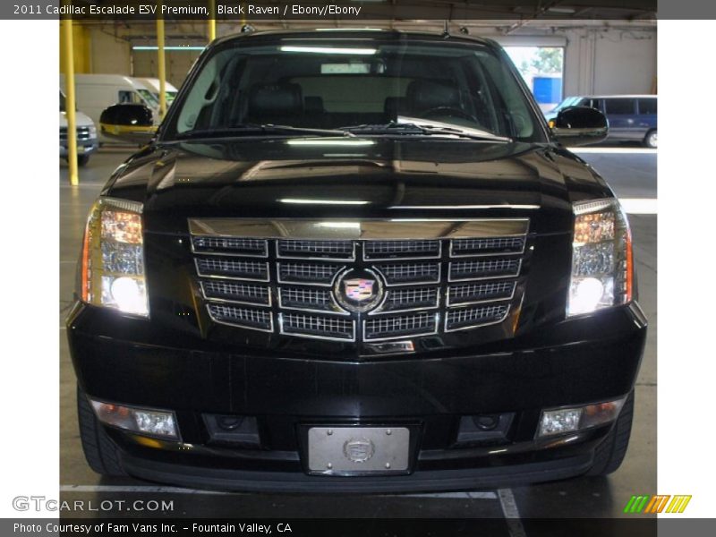 Black Raven / Ebony/Ebony 2011 Cadillac Escalade ESV Premium