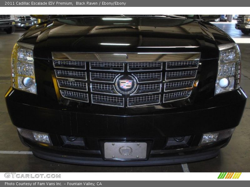 Black Raven / Ebony/Ebony 2011 Cadillac Escalade ESV Premium