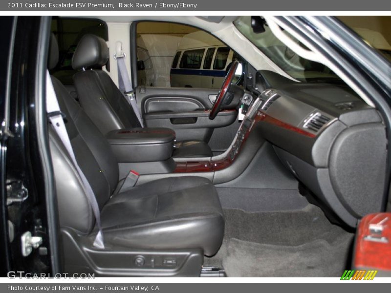 Black Raven / Ebony/Ebony 2011 Cadillac Escalade ESV Premium