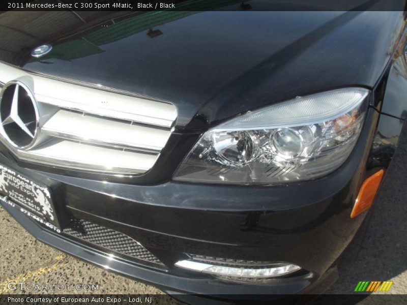 Black / Black 2011 Mercedes-Benz C 300 Sport 4Matic