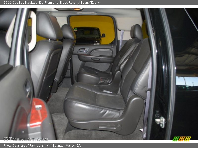 Black Raven / Ebony/Ebony 2011 Cadillac Escalade ESV Premium