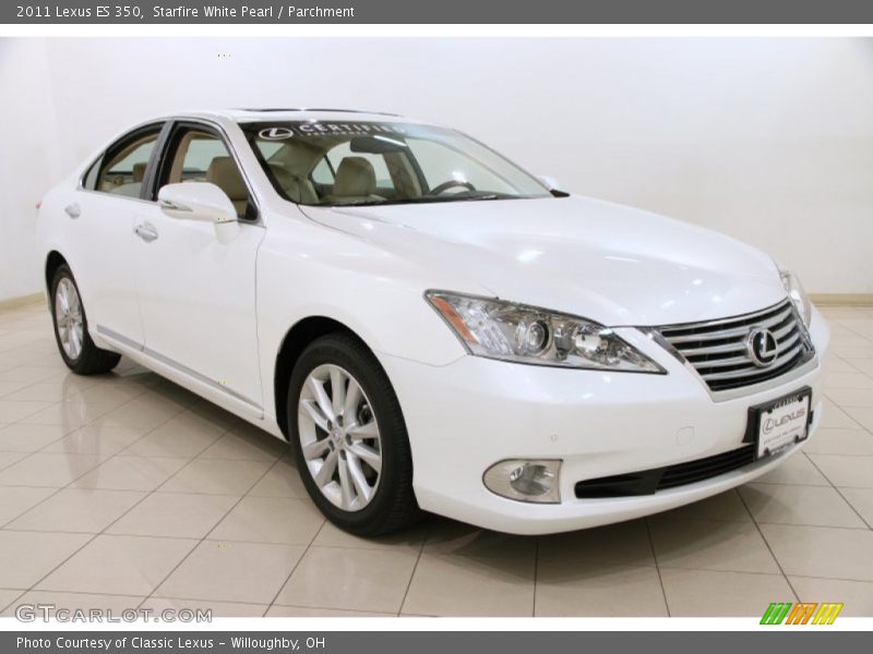 Starfire White Pearl / Parchment 2011 Lexus ES 350