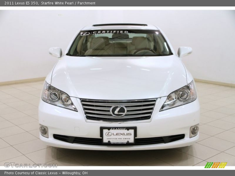Starfire White Pearl / Parchment 2011 Lexus ES 350