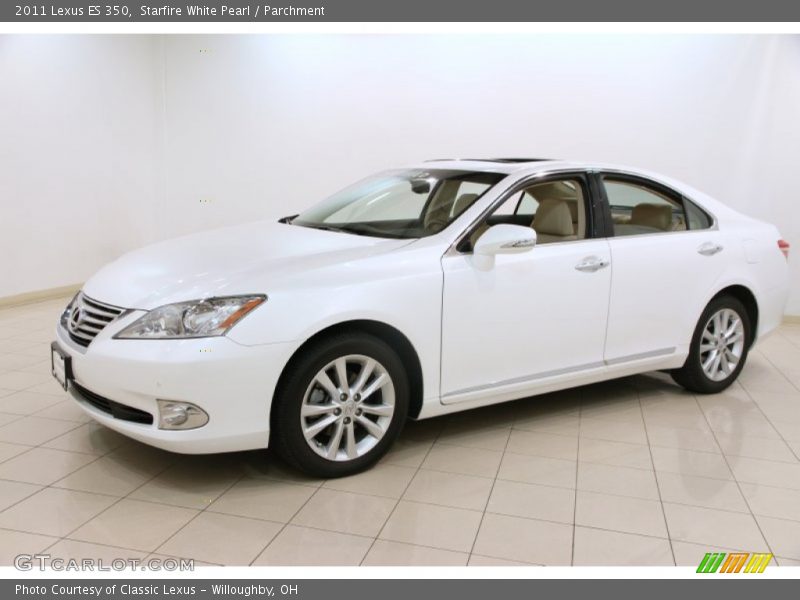 Starfire White Pearl / Parchment 2011 Lexus ES 350