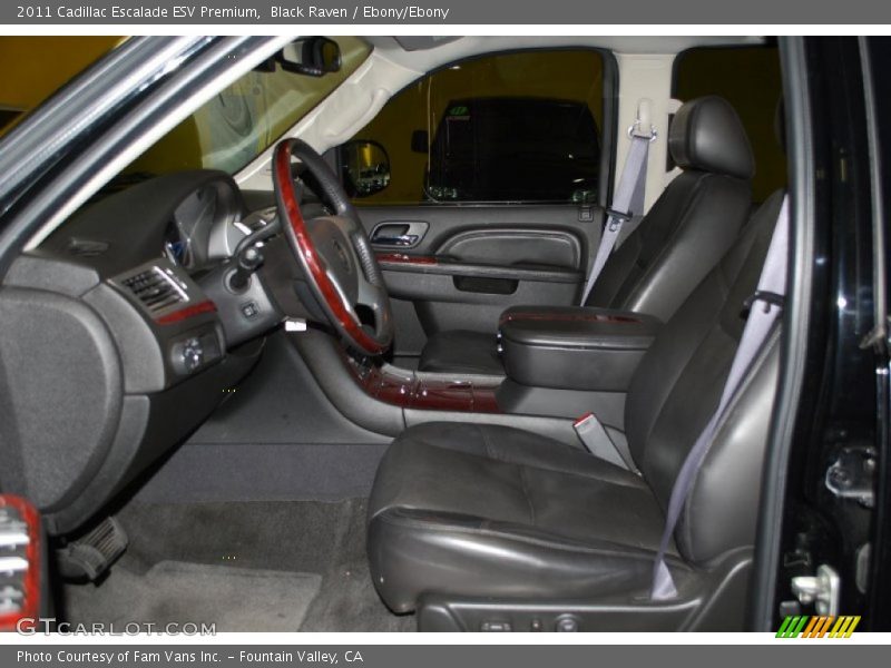 Black Raven / Ebony/Ebony 2011 Cadillac Escalade ESV Premium