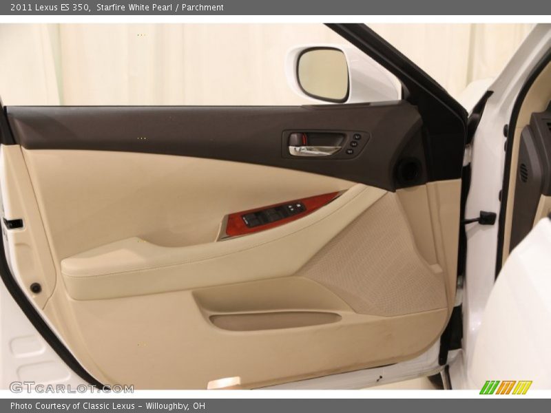 Starfire White Pearl / Parchment 2011 Lexus ES 350