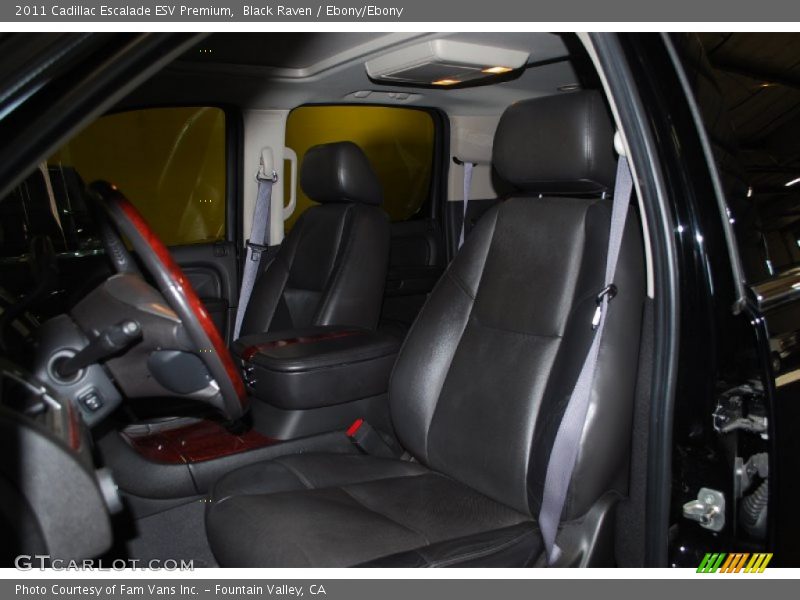 Black Raven / Ebony/Ebony 2011 Cadillac Escalade ESV Premium